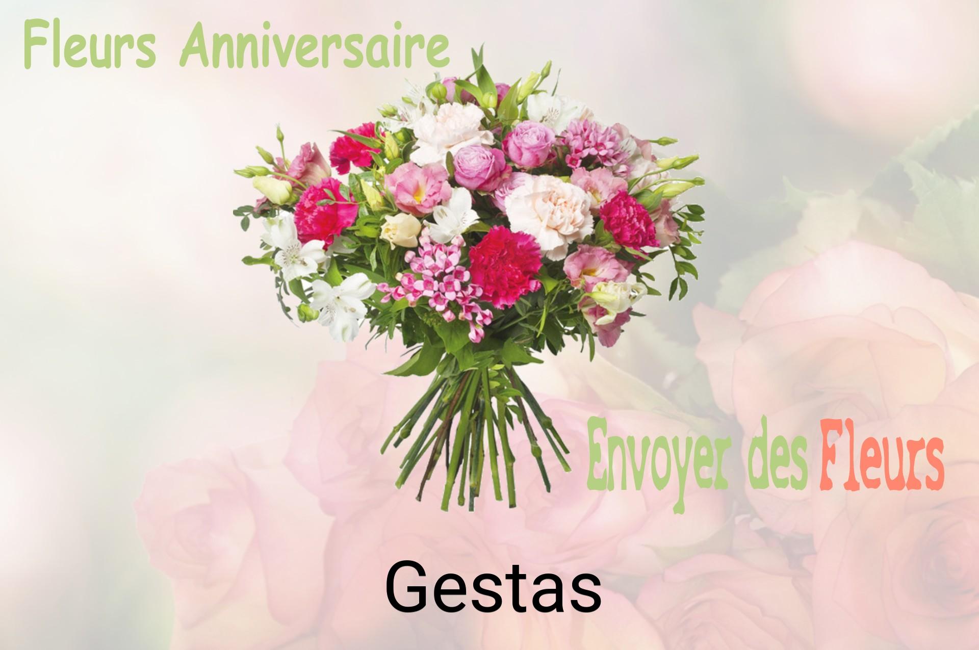 Bouquet de fleurs d’anniversaire livré à Gestas